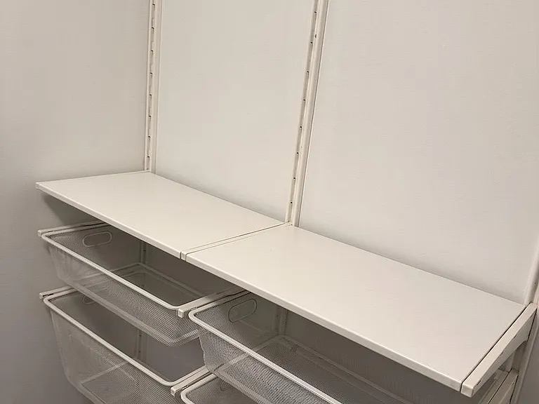 Primary Closet - Custom Built IKEA