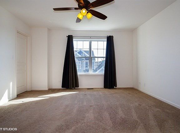 Bright Master bedroom with large walk in closet and attached master bathroom