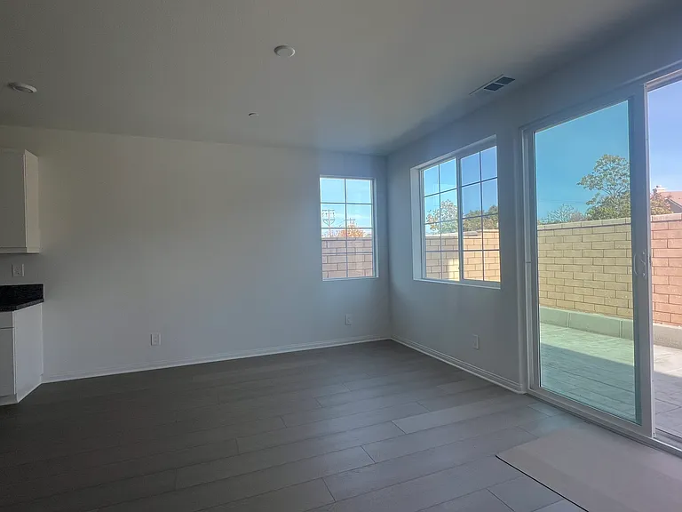 Dining Area over looking the backyard patio