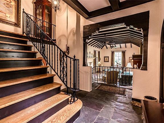 View through foyer to living room
