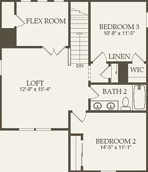 Second Floor 3 br 2.5 ba