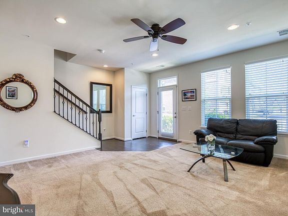 Lower level rec room or office