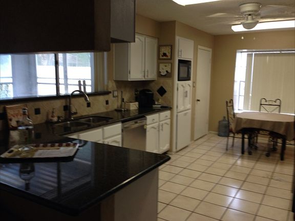 Large kitchen with granite 