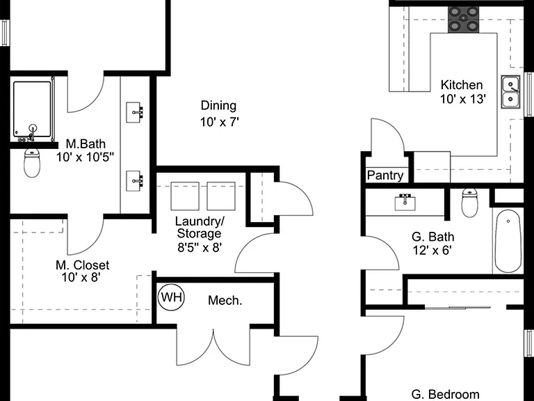 2 Bedroom A Standard 2 Bedroom A Standard