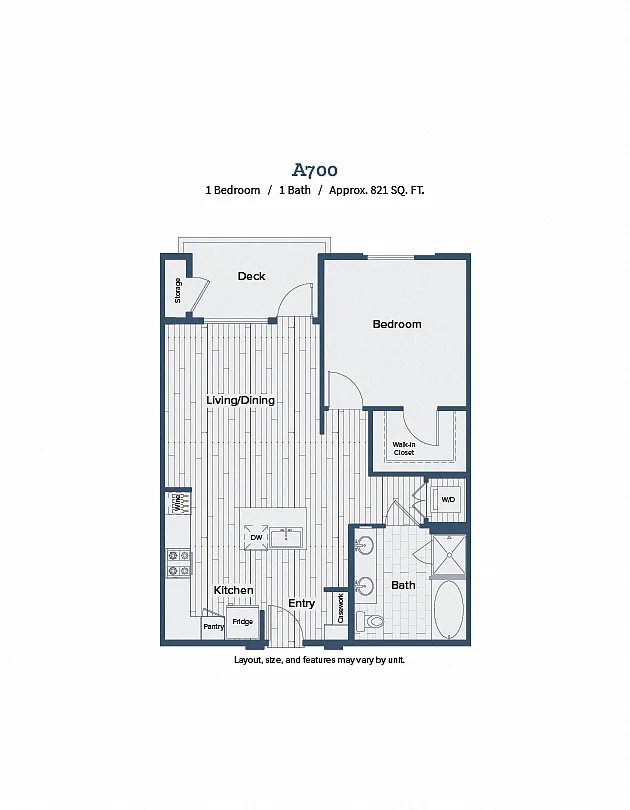 Floor plan A700