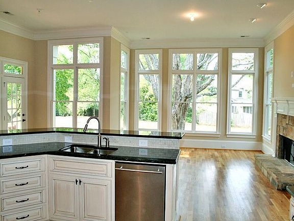 View of keeping room from kitchen