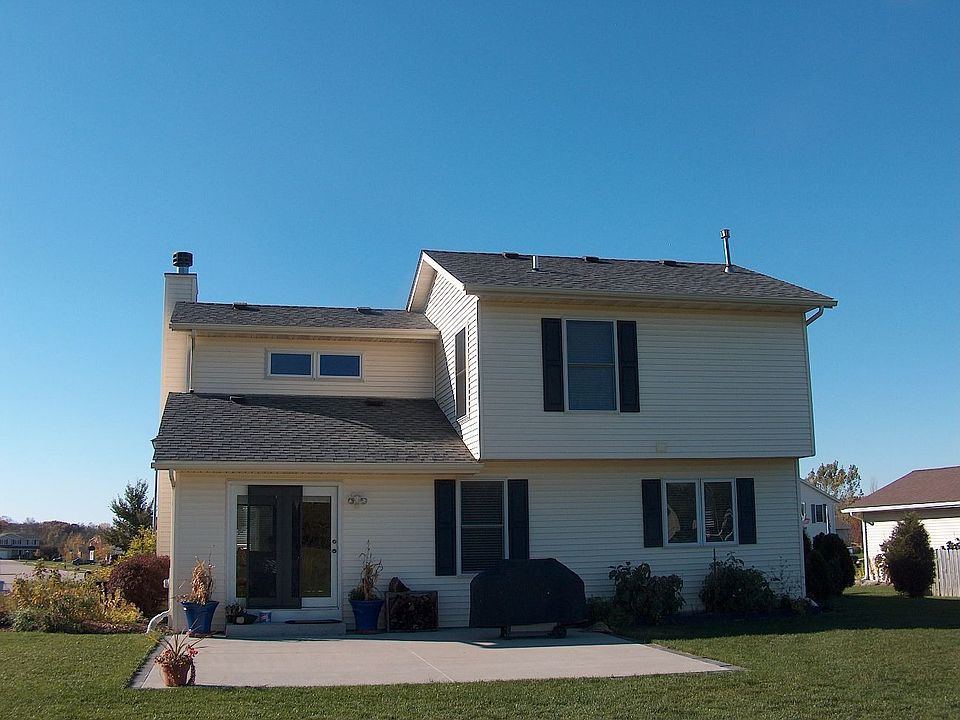 Back elevation patio