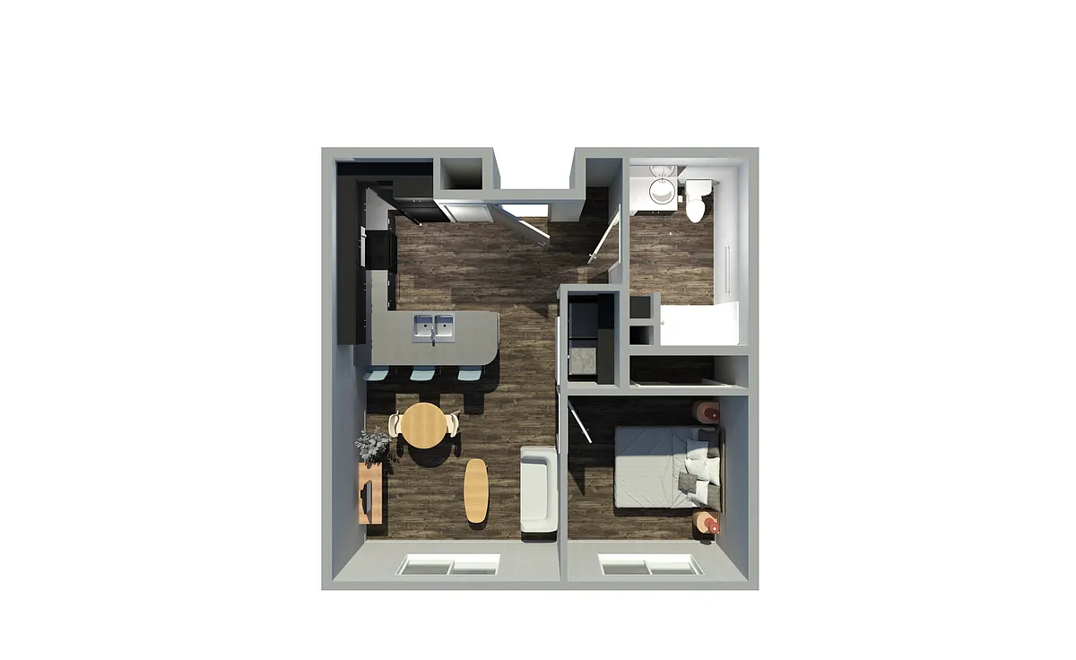 Floor plan 1 Bed