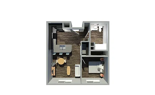Floor plan 1 Bed