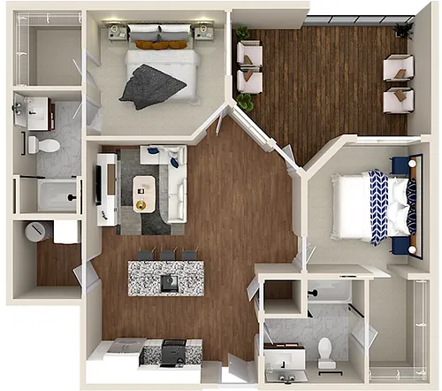 Floor plan The Patent-2B