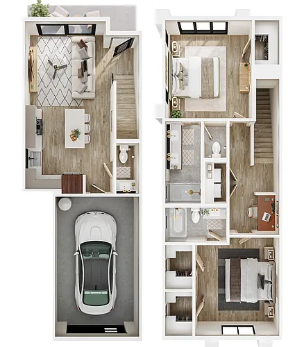 Floor plan 2X25 E