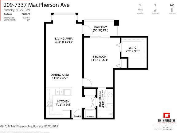 2nd image of 7337 Macpherson Ave #209