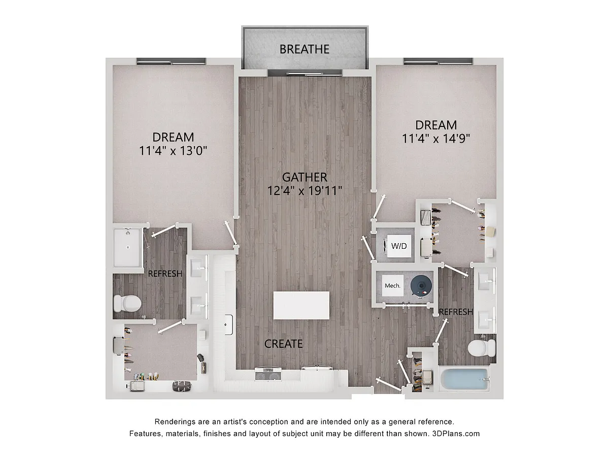 Floor plan F15
