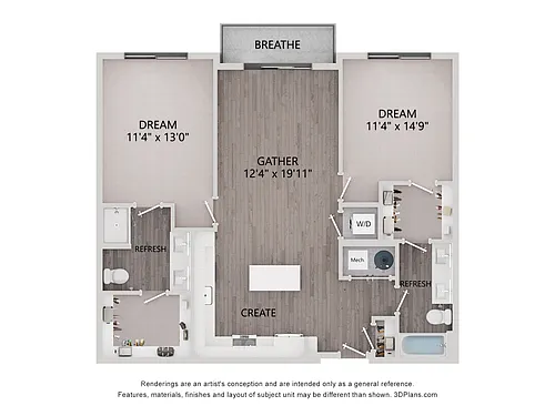 Floor plan F15
