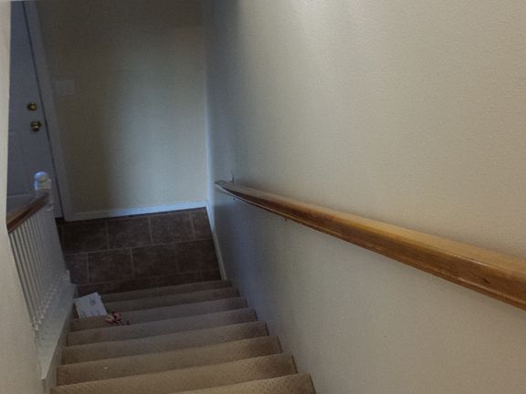stairway down from bedrooms