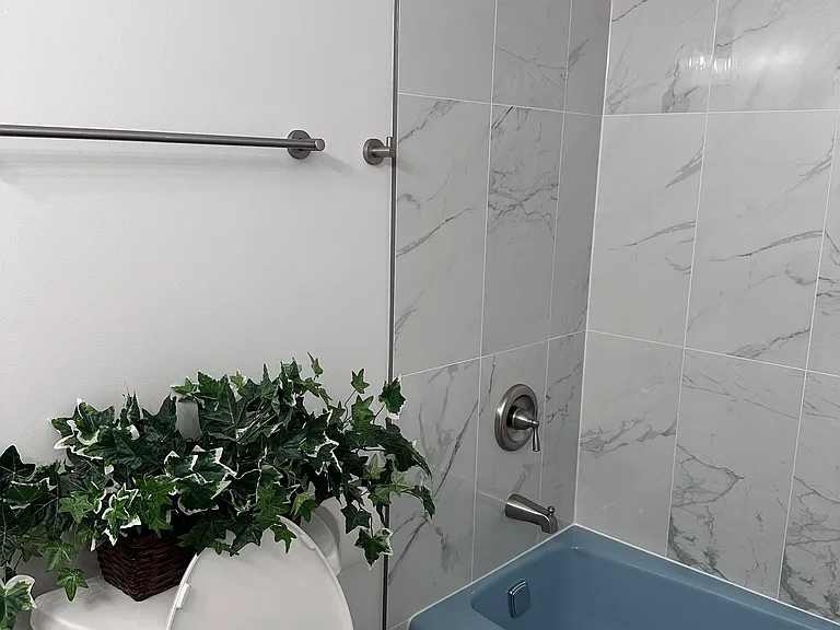 Hallway bathroom