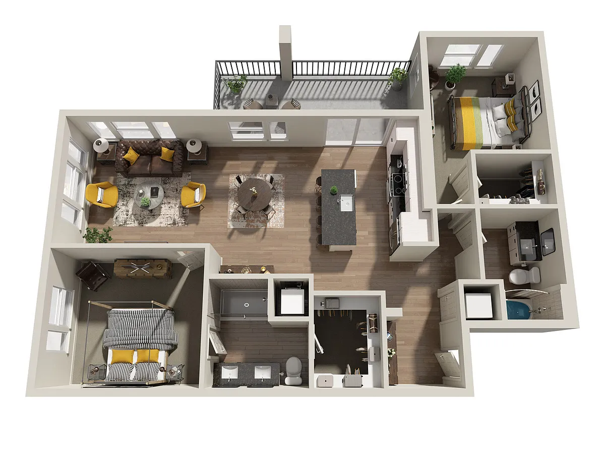 Floor plan Fredericksburg Rd