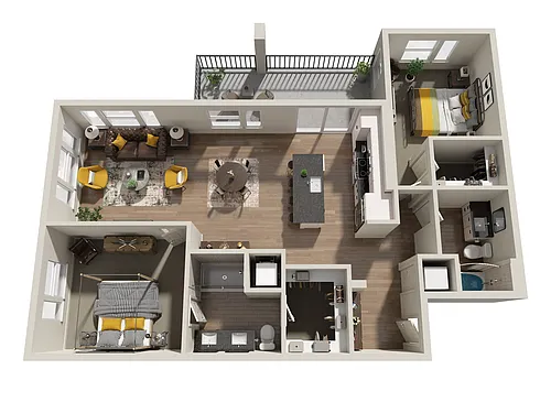 Floor plan Fredericksburg Rd