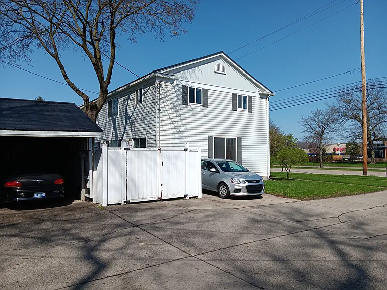 Dedicated open parking for second car