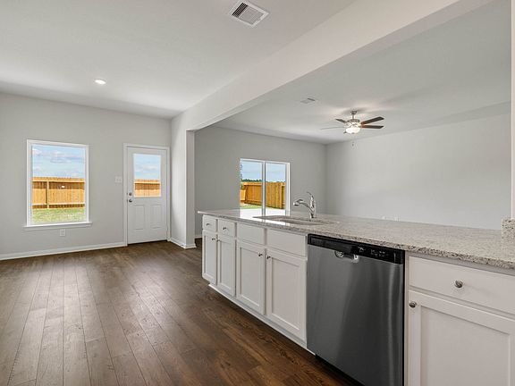 Enjoy family meals in the dining room.