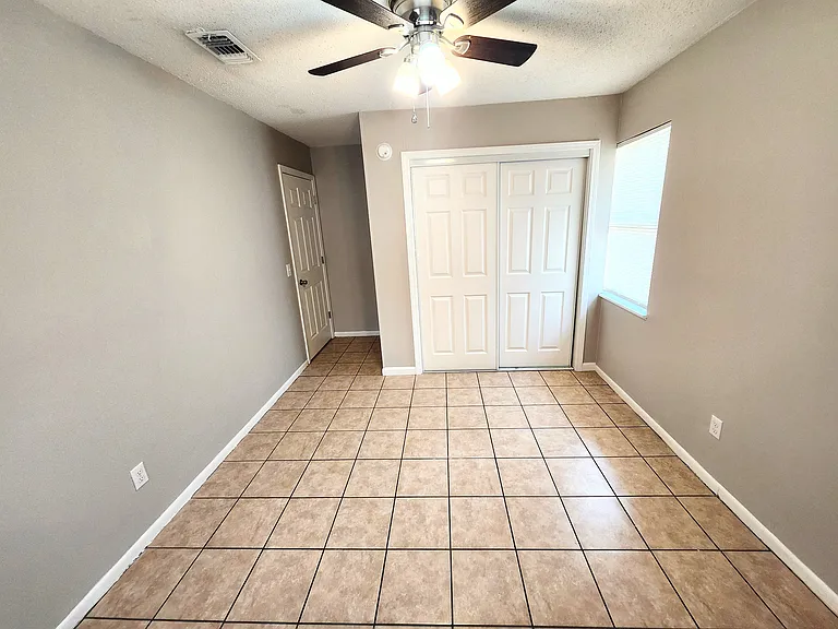 New closet doors in master bedroom