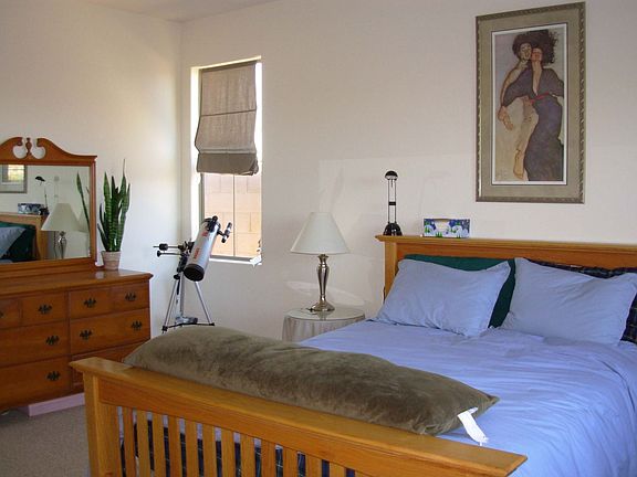 Large Master Bedroom with walk-in closet and attached bathroom