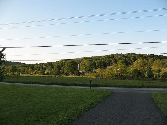 Looking down the driveway from about halfway up