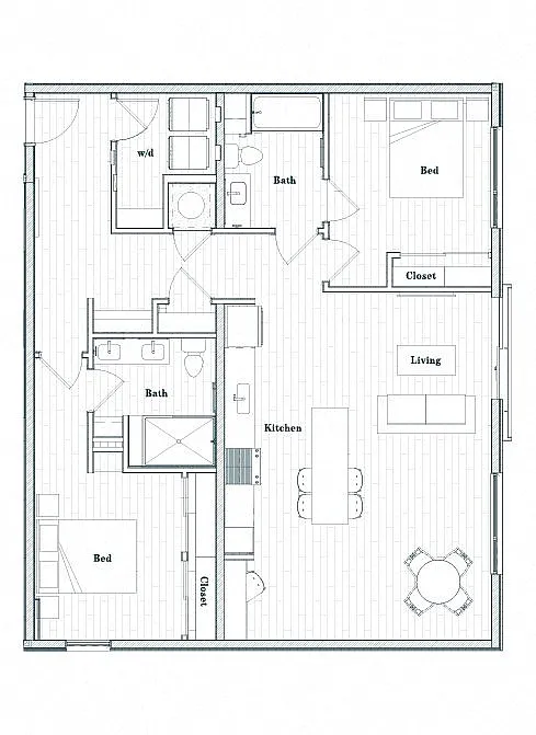 Floor plan W2D