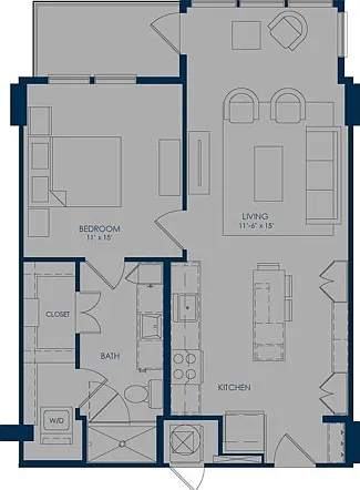 A6.1: 1bed 1bath A6.1: 1bed 1bath