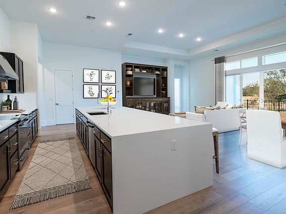 Kitchen overlooking great room