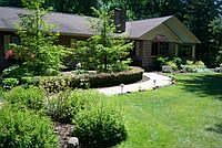 Front walkway to home