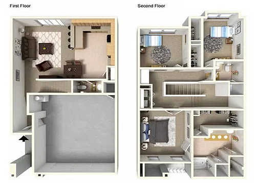 Floor plan 3X25
