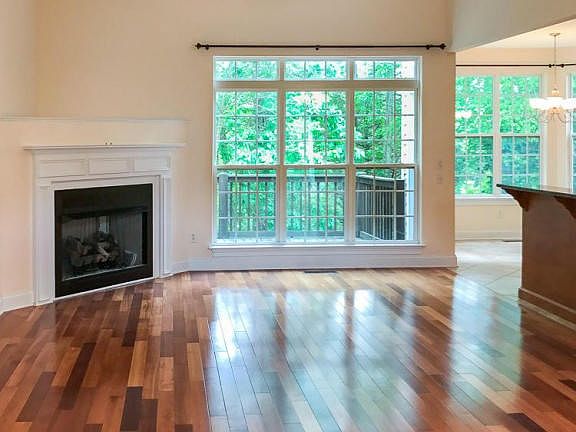 Living Room with Corner fireplace