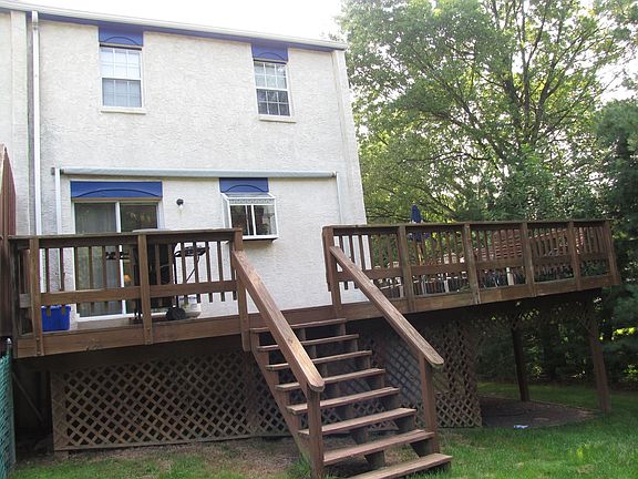 large wrap-around deck