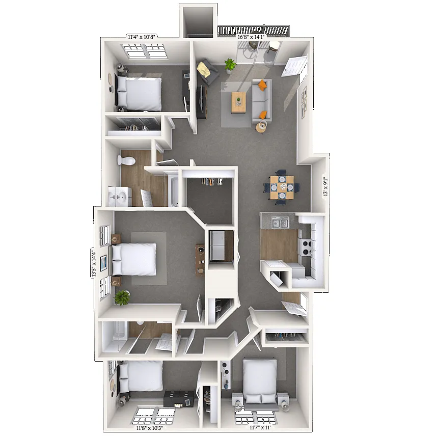 Floor plan Bellerive