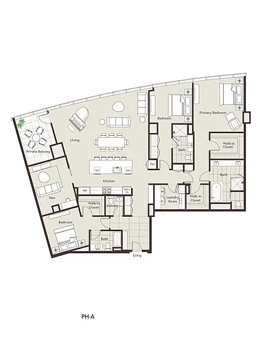 Floor plan PH-A