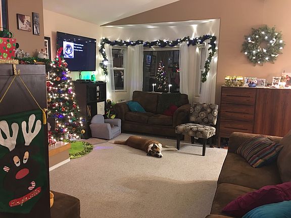 Upstairs living area
