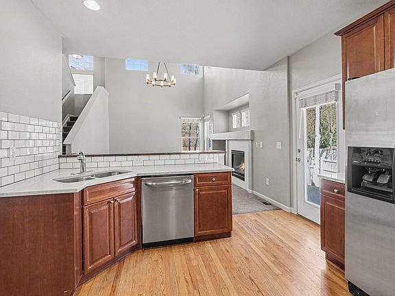 Kitchen open to the great room