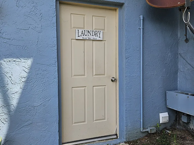 On site Laundry room