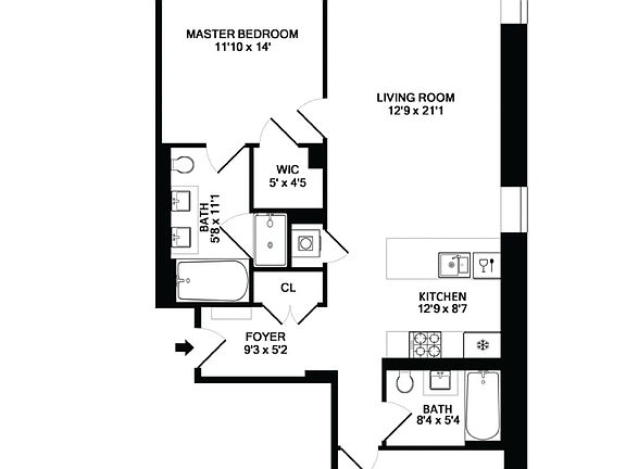 2nd image of 50 Bayard St APT 1H