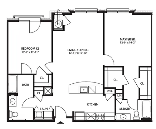 Floor plan B3R
