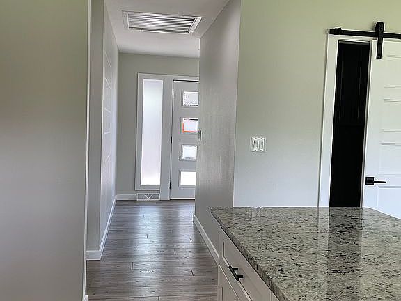 Kitchen to front door 