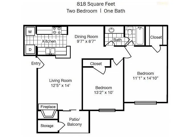 Floor plan D - Bristol