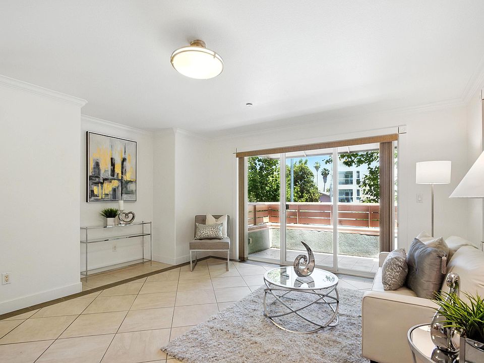 Entertainment living area with patio.