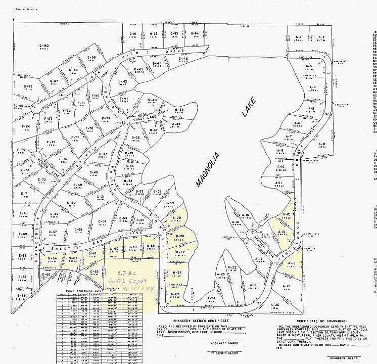 Lot A-18 highlighted in S/E
