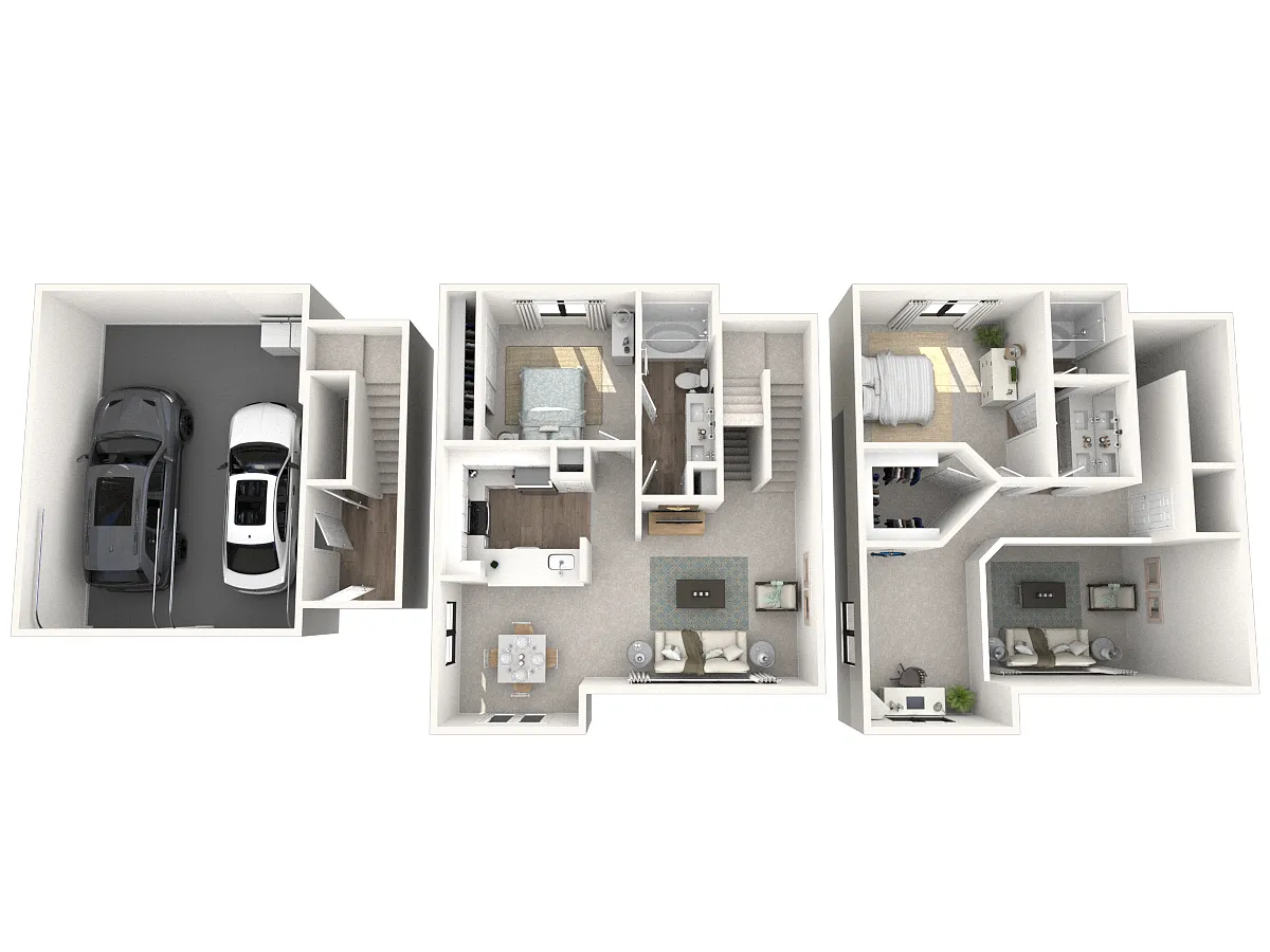 Floor plan 2x2 B4 TH