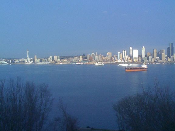 Beautiful Seattle skyline view