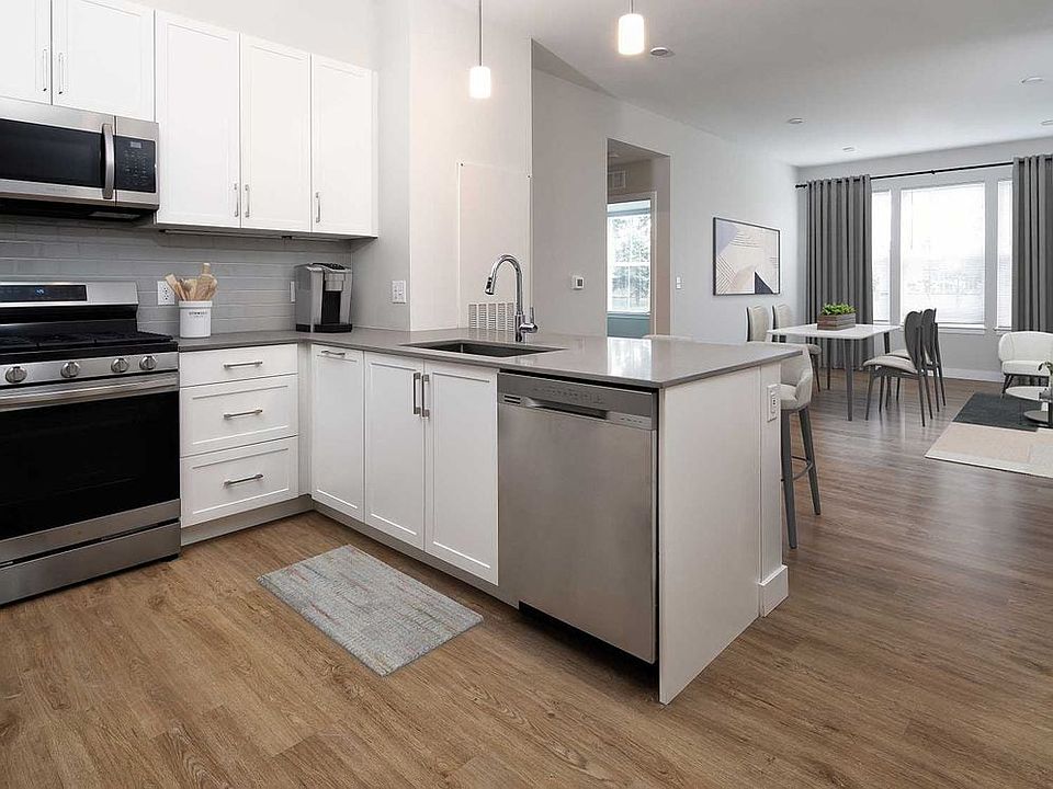 Phase II Apartment Home Kitchen and Living Areas