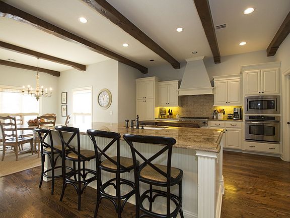 Gorgeous beamed culinary kitchen