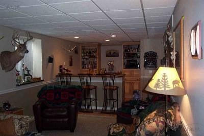 wet bar downstairs